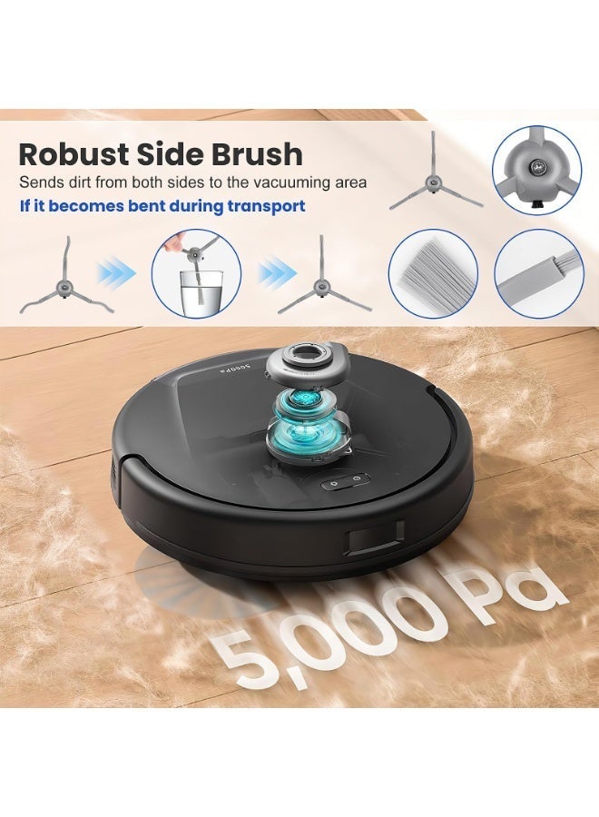 اكسيسن 19 قطعة طقم إكسسوارات بديلة للمكنسة الكهربائية الروبوتية Eufy L60 L50 L60 L60 SES L50 SES، 6 فلاتر، 6 فراشي جانبية، 4 أكياس غبار، 2 فرشاة رئيسية، 1 أداة تنظيف - Image 5